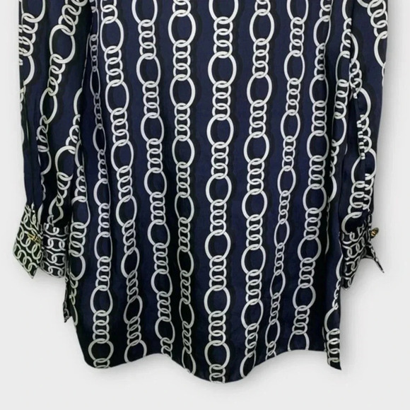 Zara  Chain Link Satin Top - Picture 7 of 10